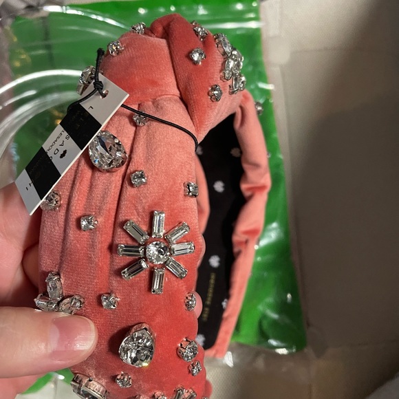Lele Sadoughi x Swarovski Coral Crystal Embellished Headband main image 7